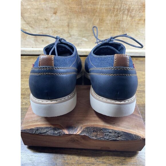 Levi's Mens Essex Denim Lace Up Shoes Size 10.5. Dress Or Casual Everyday - Picture 5 of 9